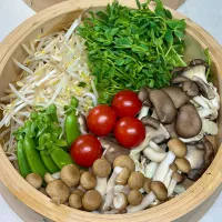 蒸し野菜と牛シチュー試食|にゃあ（芸名）さん