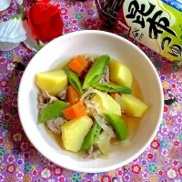 春野菜の甘辛煮風✨