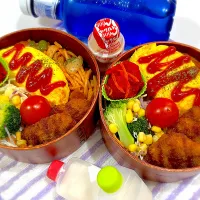 今日の夫婦弁⁽⁽ ◟(灬 ˊωˋ 灬)◞ ⁾⁾💕|桃実さん