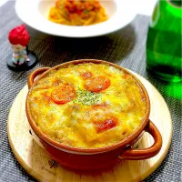 トマトと白菜のマカロニグラタン|アルティッチョさん