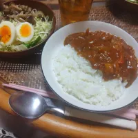 トマト🍅と玉ねぎと鶏もも肉だけの炊飯器無水カレーです✨|rikako♪。.:＊さん