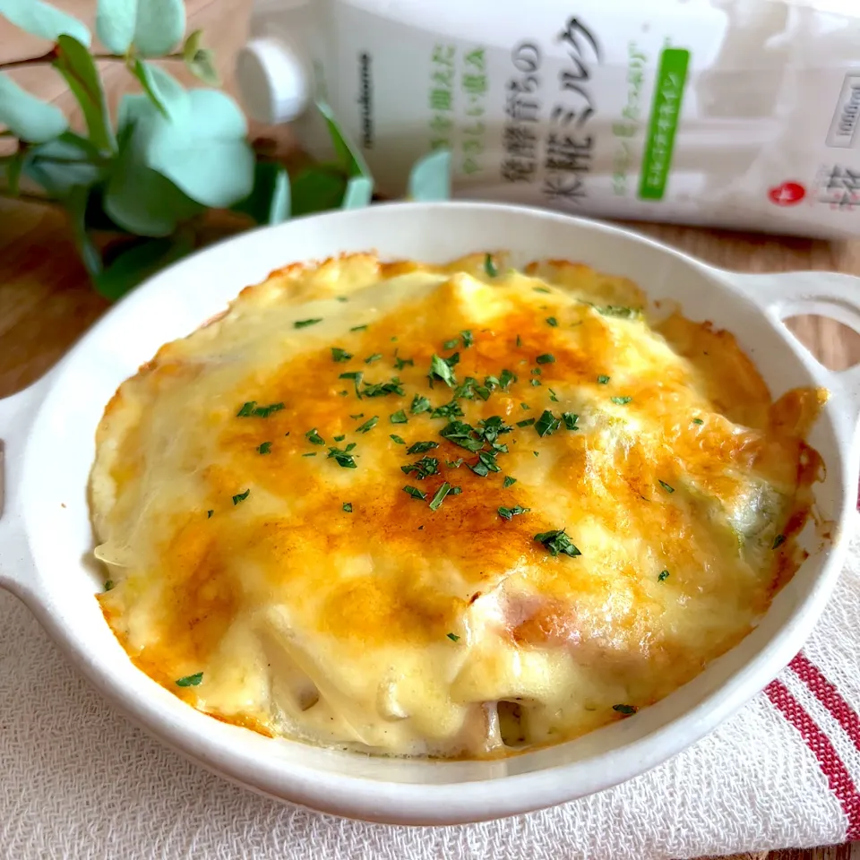 豆腐ホワイトソースグラタン|みずほさん