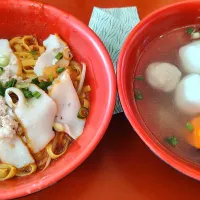 Fishballs Meepok😍😋Old uncle stall|🍒lynnlicious🍒さん