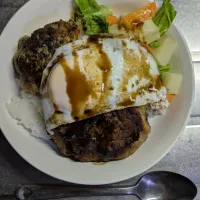 ロコモコ丼。|おいはる　2023.09〜現在4年目さん