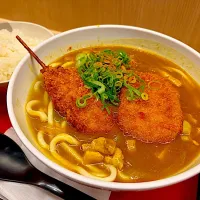 串カツコロッケ咖喱饂飩|にゃあ（芸名）さん