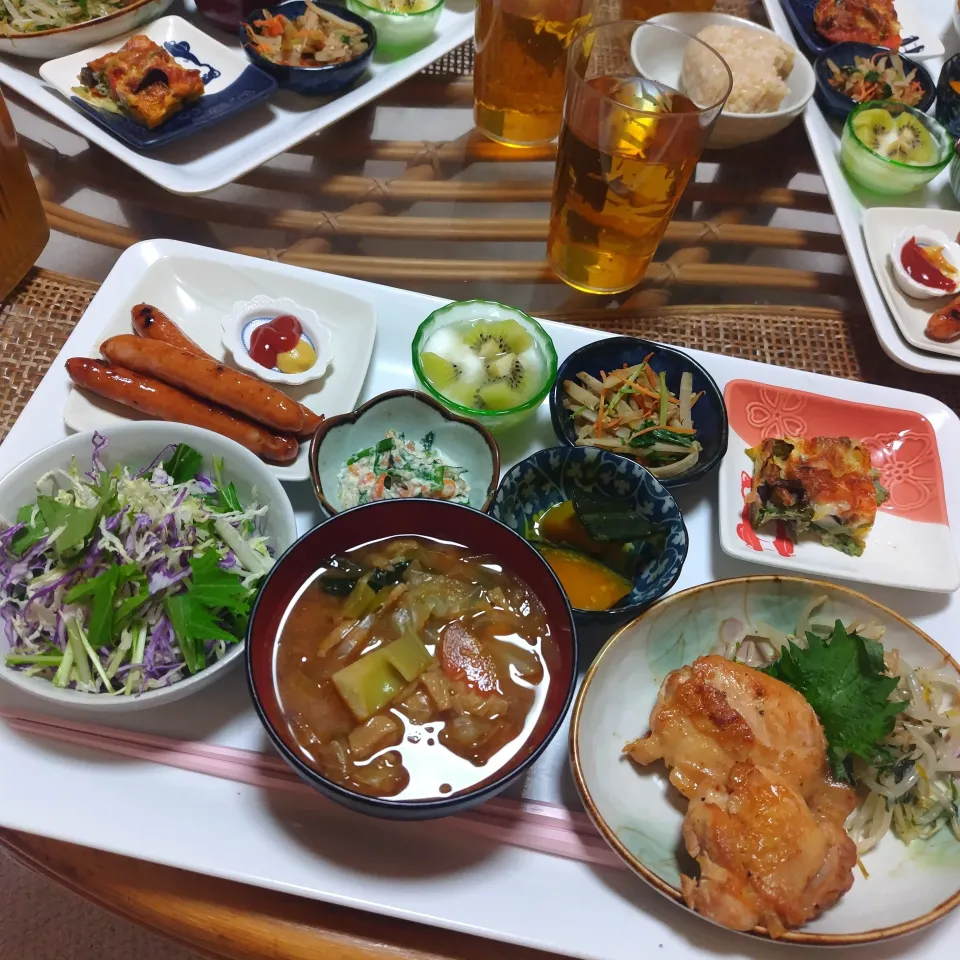 チキンのスパイス焼定食です✨😊|rikako♪。.:＊さん