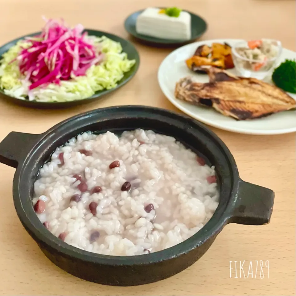 お米から炊きました 小豆粥|FIKA789さん