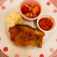 【食べたいものは色見とか関係ない！】チキンステーキ|飛鳥さん