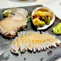 鮑の活き造り| ぎんさん