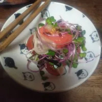 サーモンのサラダ仕立て|にんにくと唐辛子が特に好き❤️(元シャリマー)さん
