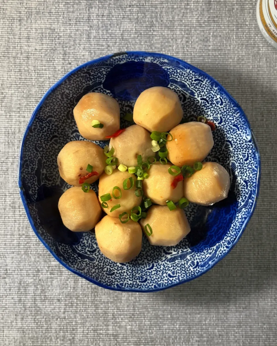 里芋の煮っころがし|まる(丸大豆)さん