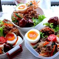 肉味噌おにぎり弁当