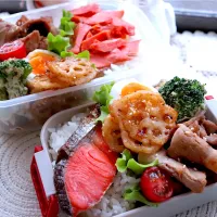 焼き鮭弁当|やまおんなさん