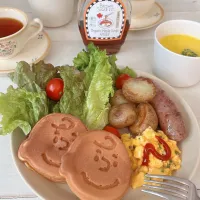 チャーリーブラウンのワンプレート𖧷