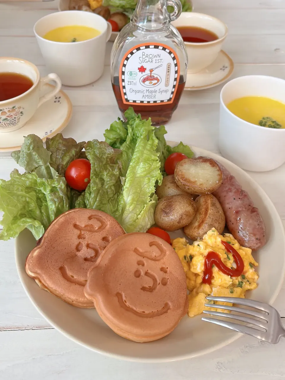 チャーリーブラウンのワンプレート𖧷|party martyさん