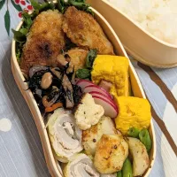 本日のお弁当〜牡蠣フライ弁当|f.1125beさん