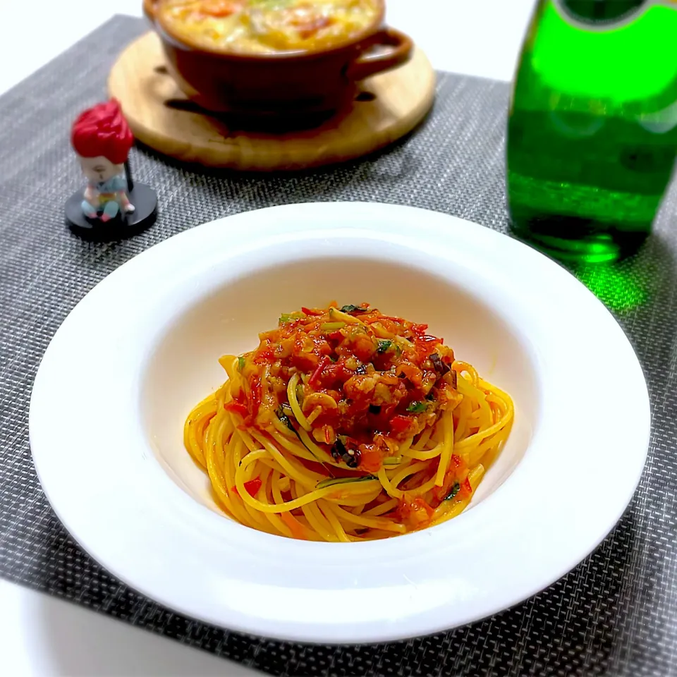 トマトとにんにくのパスタ|アルティッチョさん