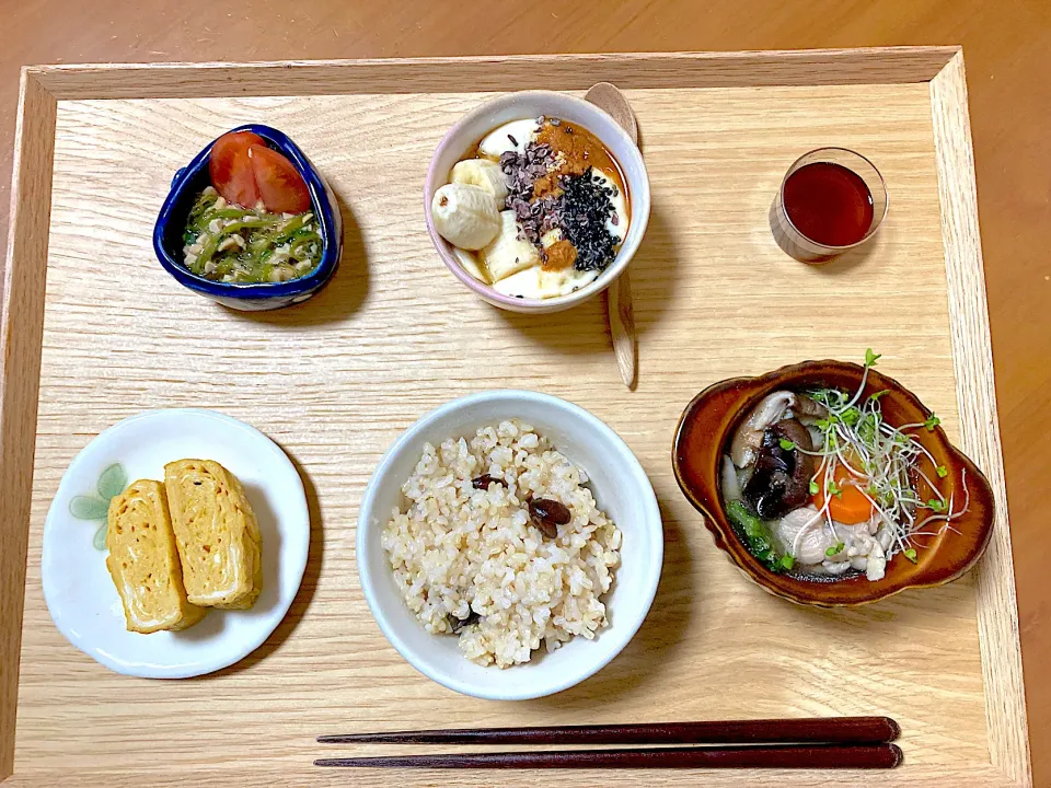 おひとり様の朝ごはん♡1/16|さくたえさん