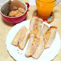 おでんたまごのサンド|うたかた。さん