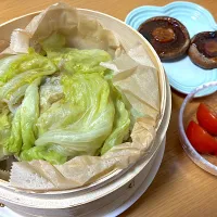 レタスと豚肉の重ね蒸し|さおりさん