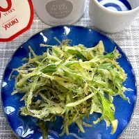 水菜のかき揚げ　マヨルカ島の塩スモーク|栃倉 直人さん