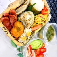 🏕️🍙行楽風 おにぎり弁当🍙🏕️| TakeBooさん