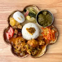 コリアンダーを楽しむチキンカレー| 青い鳥さん