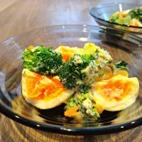 茹で卵とブロッコリーのサラダ|古尾谷りかこさん