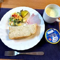 ゆで卵消費の朝メニュー|かおポンさん