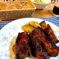 よく焼きスペアリブ|かおポンさん