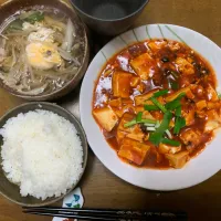 夕食　麻婆豆腐定食|ATさん