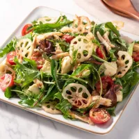 ベビーリーフのみそチーズサラダ