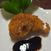 ⑦1月15日・［寿司🍣会席コース☺️］・白子のフライ❣️（苦手だけど😨これは食べれました）|山勝さん