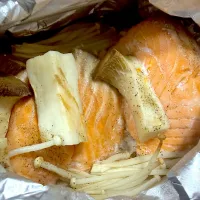 鮭のホイル焼き|はるさん