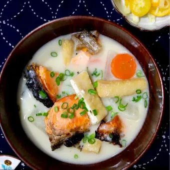 Snapdishの人気料理写真:粕汁と金柑なます