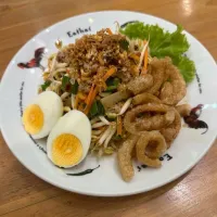 Spicy Rice Vermicelli Salad w/ Pork for Dinner 🌶🌶🥗🤤| An'leeさん