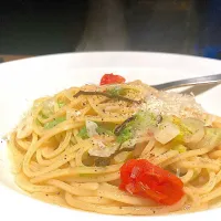 今日のスパゲティ・アーリオ・オーリオ・ペペロンチーノ