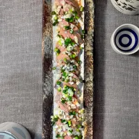 低温調理レバ刺し|まる(丸大豆)さん