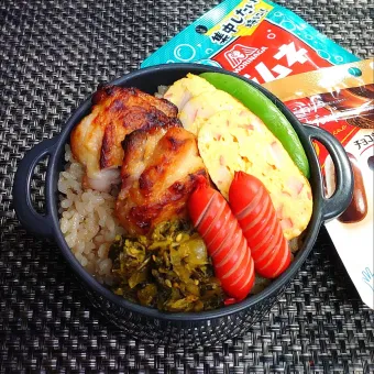 Snapdishの人気料理写真:共通テスト頑張れー！鶏肉の西京焼きで験担ぎ弁当