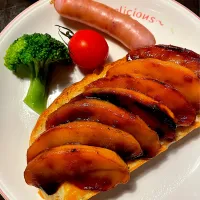 キャラメリゼりんごのタルティーヌ🍎|DKさん