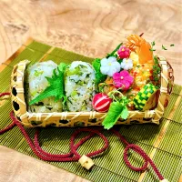 菜飯おにぎり弁当|1480_kojiさん