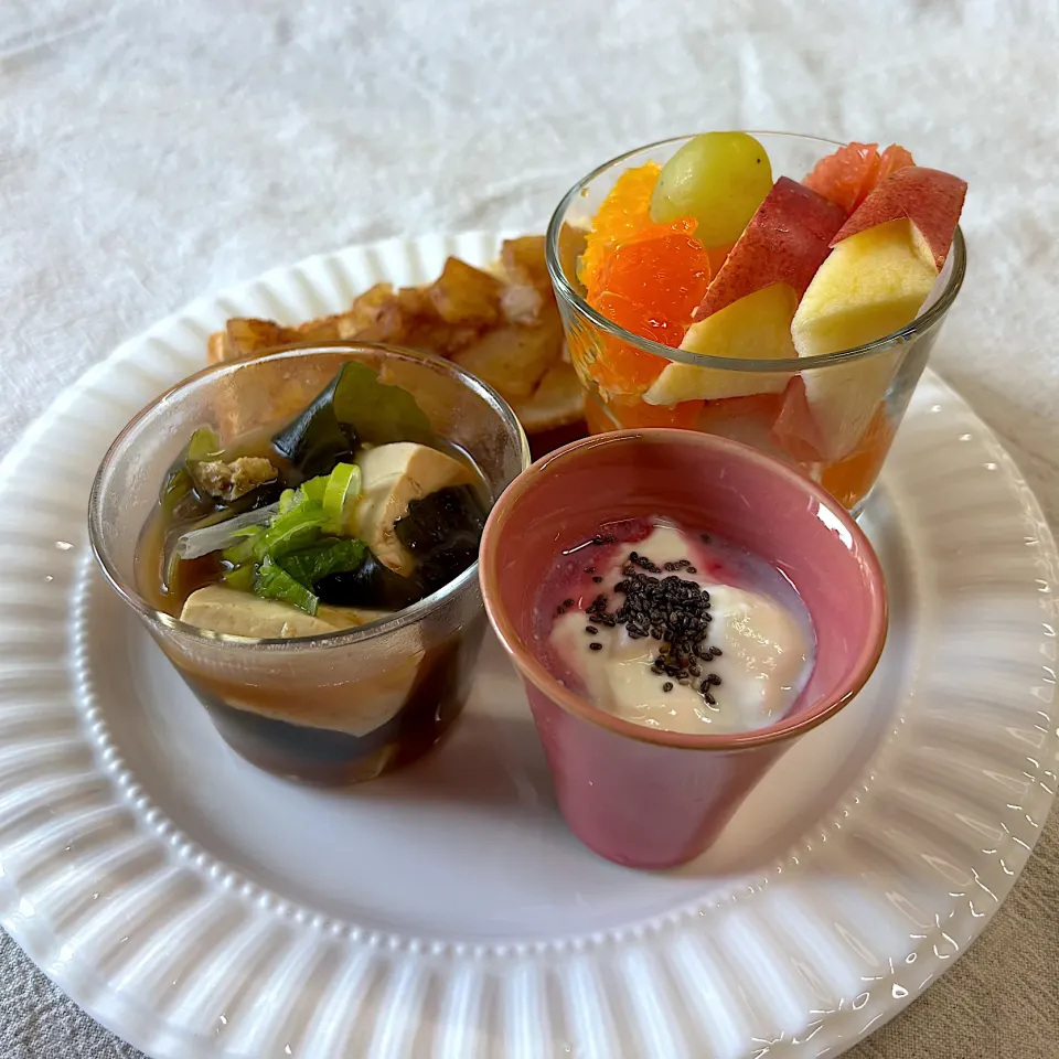 朝ごはんヨーグルト|かっちゃん杉さん