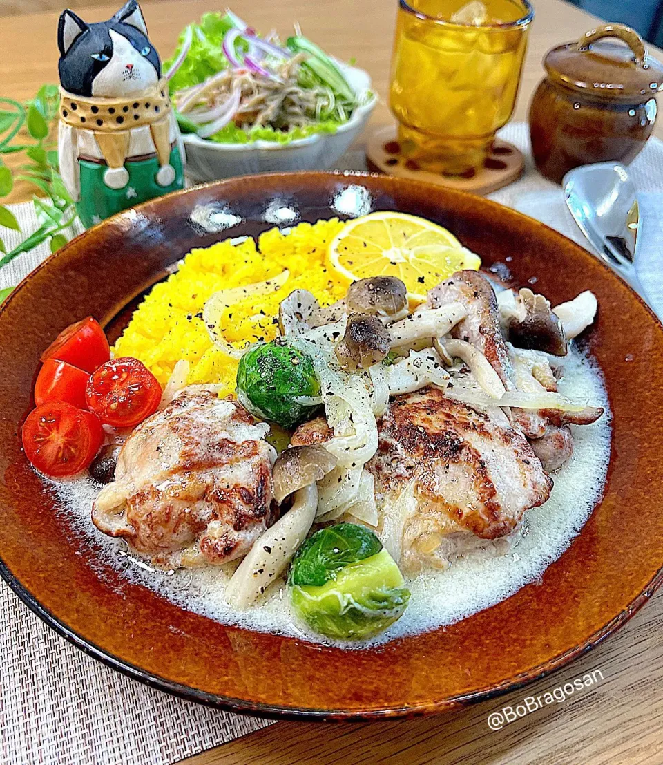 鶏肉のクリーム煮|ラゴさん。さん