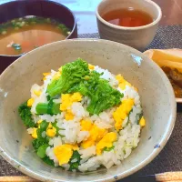 アッチさんの料理 菜の花ごはん|びせんさん