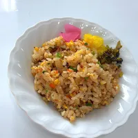 残り物野菜チャーハン|爰音さん