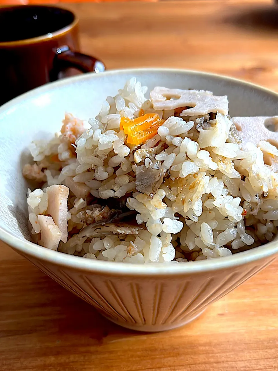 蟹缶の炊き込みご飯|おさかなさん