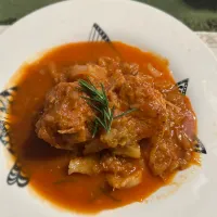 豚ヒレリンゴトマト煮込み|estrellaさん