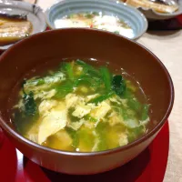 ほうれん草のかきたま汁|あゆみ│ハレシピさん