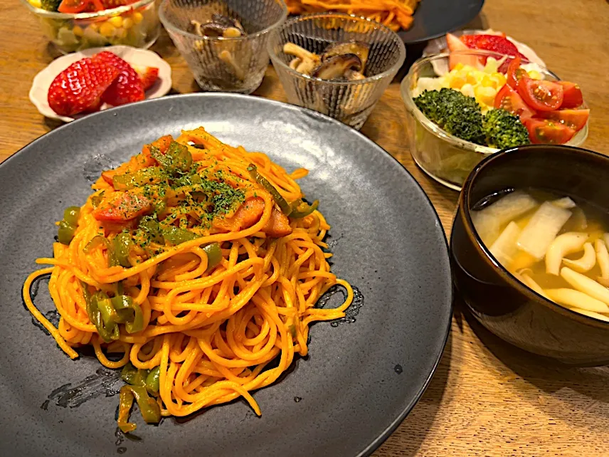 娘と主人の晩ごはん|Riccaさん