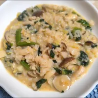 笙　みかんさんの料理 粒味噌と牛乳と生姜のリゾット|m.rafuさん